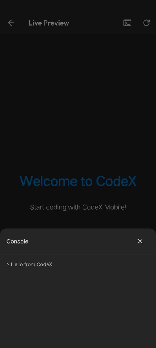 CodeX | Professional Mobile IDE & Code Editor for Android/iOS